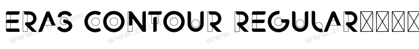 Eras Contour Regular字体转换